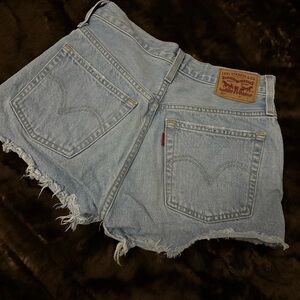 Levi's Light Blue Denim Women's Shorts